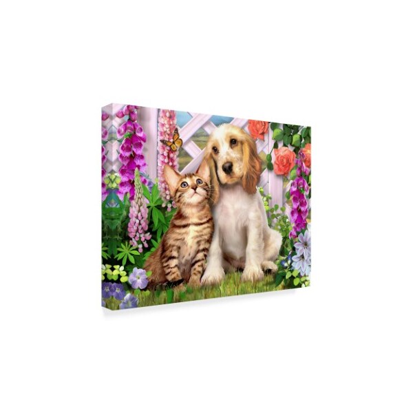 Howard Robinson 'Cats And Dogs' Canvas Art,24x32